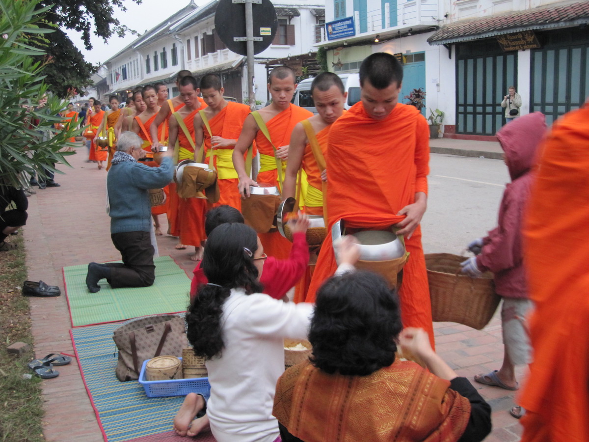 Luang Prabang's morning ritual